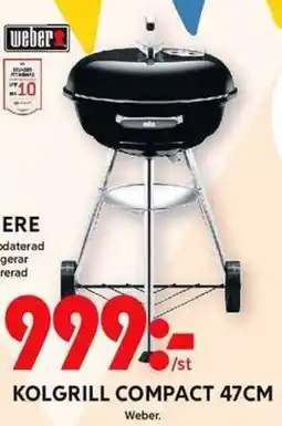 ICA Maxi WEBER Kolgrill compact erbjuda
