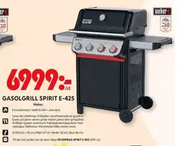 ICA Maxi WEBER Gasolgrill spirit E-425 erbjuda