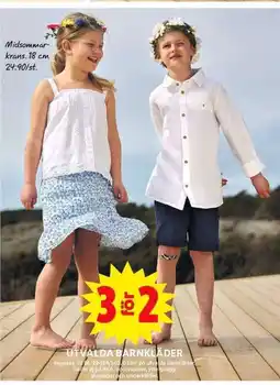 ICA Maxi Utvalda barnkläder erbjuda