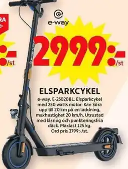 ICA Maxi Elsparkcykel erbjuda