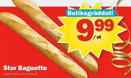 Pekås Stor Baguette Bonjour erbjuda