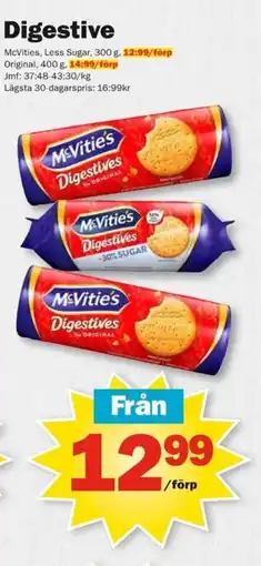 Pekås McVitie's Digestive erbjuda