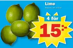Pekås Lime erbjuda