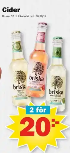 Pekås Cider Briska erbjuda
