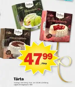 Pekås Tårta Frodinge erbjuda
