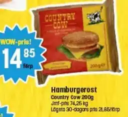 Eurocash Hamburgerost Country Cow erbjuda