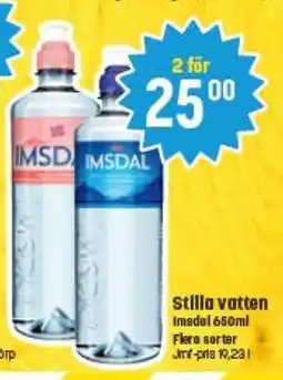 Eurocash Stilla vatten Imsdal erbjuda