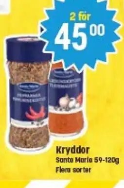 Eurocash Kryddor Santa Maria erbjuda
