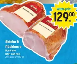 Eurocash Skinka & fläskkarre Bon Cena erbjuda