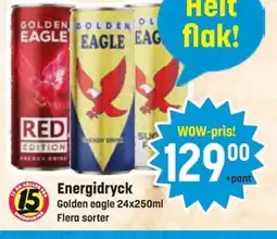 Eurocash Energidryck Golden eagle erbjuda