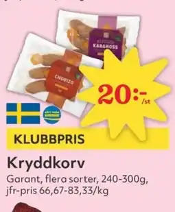 Hemköp GARANT Kryddkorv erbjuda