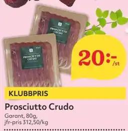 Hemköp GARANT Prosciutto Crudo erbjuda