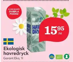 Hemköp GARANT Ekologisk havredryck erbjuda