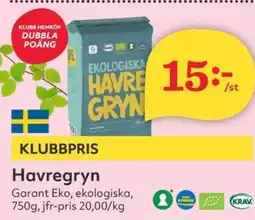 Hemköp GARANT Havregryn erbjuda