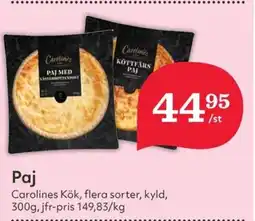 Hemköp CAROLINE'S Paj erbjuda
