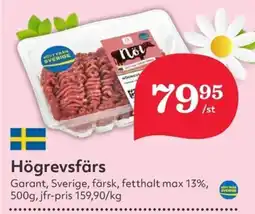 Hemköp GARANT Högrevsfärs erbjuda