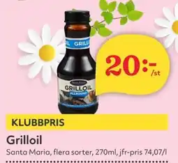 Hemköp SANTA MARIA Grilloil erbjuda