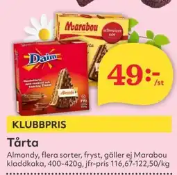 Hemköp ALMONDY Tårta erbjuda
