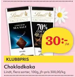Hemköp LINDT Chokladkaka erbjuda