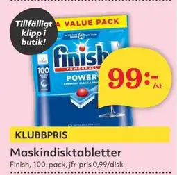 Hemköp FINISH Maskindisktabletter erbjuda
