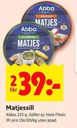 ICA Kvantum ABBA Matjessill erbjuda
