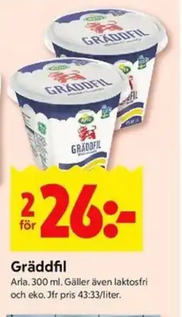 ICA Kvantum ARLA Gräddfil erbjuda