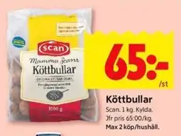 ICA Kvantum SCAN Köttbullar erbjuda
