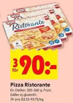 ICA Kvantum DR. OETKER Pizza Ristorante erbjuda