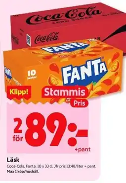 ICA Kvantum Läsk erbjuda