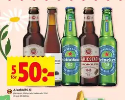 ICA Kvantum HEINEKEN Alkoholfri öl erbjuda