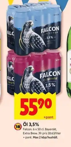 ICA Kvantum FALCON Ol 3,5% erbjuda