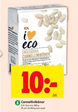 ICA Kvantum ICA Cannellinibönor erbjuda