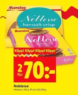 ICA Kvantum MARABOU Noblesse erbjuda