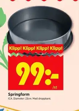 ICA Kvantum ICA Springform erbjuda