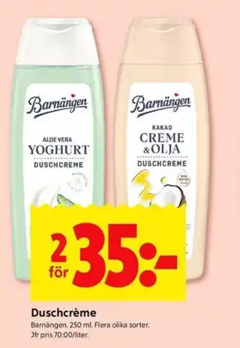 ICA Kvantum BARNÄNGEN duschcrème erbjuda