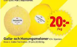 ICA Supermarket ICA Galia- och Honungsmeloner erbjuda