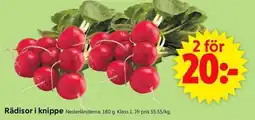 ICA Supermarket Rädisor i knippe erbjuda