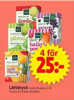 ICA Supermarket KIVIKS Lättdryck erbjuda