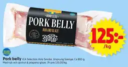 ICA Supermarket ICA Pork belly erbjuda