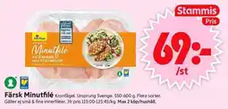 ICA Supermarket KRONFAGEL Färsk Minutfilé erbjuda