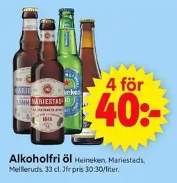 ICA Supermarket HEINEKEN Alkoholfri öl erbjuda