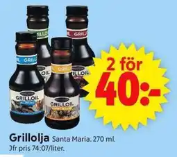 ICA Supermarket SANTA MARIA Grillolja erbjuda