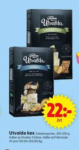 ICA Supermarket GOTEBORGS Utvalda kex erbjuda