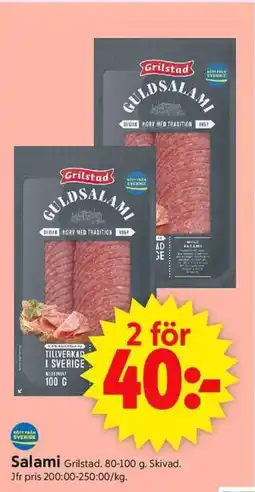 ICA Supermarket GRILSTAD Salami erbjuda
