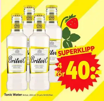 ICA Supermarket BRITVIC Tonic Water erbjuda