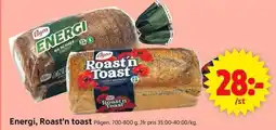 ICA Supermarket PAGEN Energi, Roast'n toast erbjuda