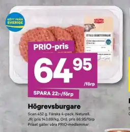 City Gross SCAN Högrevsburgare erbjuda