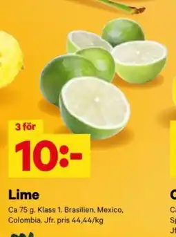 City Gross Lime erbjuda