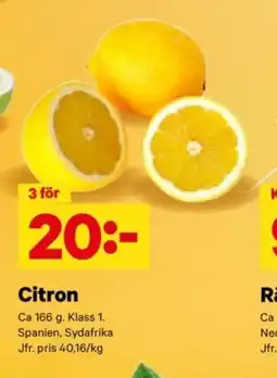 City Gross Citron erbjuda