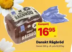 City Gross GARANT Danskt Rågbröd erbjuda